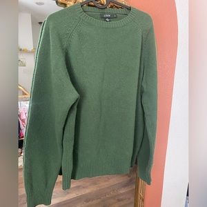 J. Crew Green Pull over Sweater.